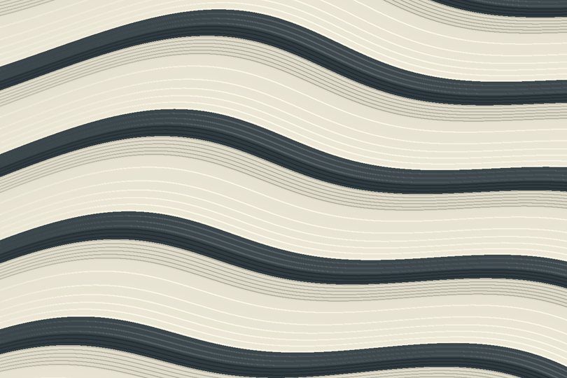 Waves plate texture close-up
